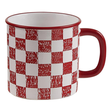 Chicken Coop Mugs - Check Set of 4 Park Designs - The Fox Decor